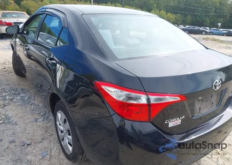 2015 Toyota Corolla Le from USA, damaged, VIN 2T1BURHE5FC248390